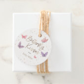 バタフライキスサンキューメッセージカード フェイバータグ (インサイチュ)