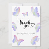 バタフライキスサンキュー サンキューカード (正面)