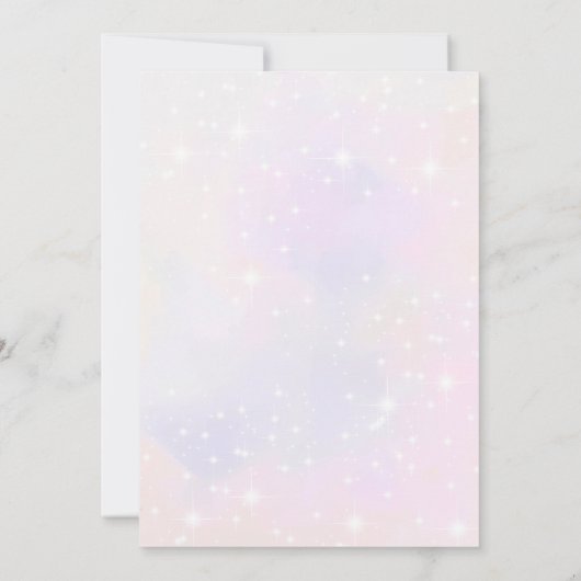 バタフライキスバタフライガールズバースデーパーティー 招待状 (裏面)