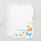 バタフライキスベビー散布 招待状 (裏面)