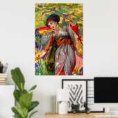 バタフライキスポスター ポスター (ホームオフィス)