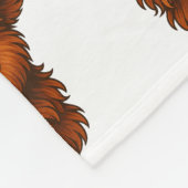 バタフライキスモー&ハグ – フリースミディアムブランケ フリースブランケット (角)