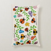 バタフライキスラディバグハグキッズデコル アクセントクッション (正面(垂直))
