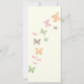 バタフライキスリハーサルディナーアイボリー 招待状 (裏面)