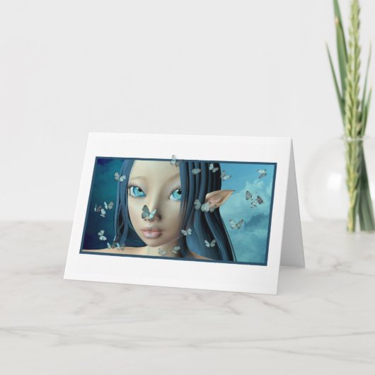 バタフライキス空白のカード カード (正面)