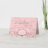 バタフライキス花びらカード 案内状 (裏面)