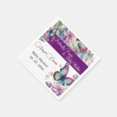 バタフライキス&ベビーウィッシュズペーパーナプキン スタンダードカクテルナプキン (角)