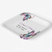 バタフライキス&ベビーウィーズ紙プレート ペーパープレート (傾斜あり)