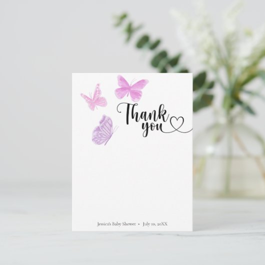 バタフライキッス サンクス ポストカード (スタンド正面)