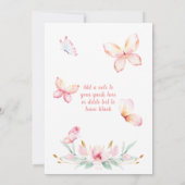 バタフライキッス & バースデーウィッシュ、 誕生日パーティ（年齢不問） 招待状 (裏面)