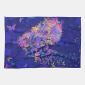 バタフライキッチンタオルハート キッチンタオル (横)