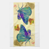 バタフライキッチンティータオル キッチンタオル (縦)