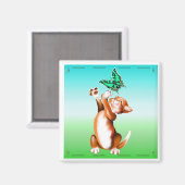 バタフライキッテン磁石 マグネット (正面/裏面)