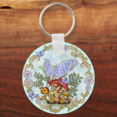 バタフライキノコのキーチェーン キーホルダー (正面)