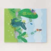 バタフライキャッチングゲーターパズル ジグソーパズル (横)