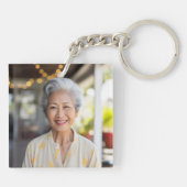 バタフライキープサキーチェーン – 2枚の写真 キーホルダー (裏面)