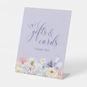 バタフライギフトブライダル標識 台座サイン (正面)