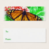 バタフライギフトラベル (正面&裏面)