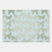 バタフライギフト包装紙 ラッピングペーパーシート (正面2)