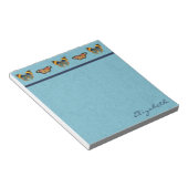 バタフライギャザリングメモ帳 ノートパッド (アングル)