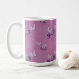 バタフライクラシックジョイMUG （紫） コーヒーマグカップ