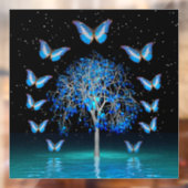 バタフライクリスタルツリーウィンドウ ウィンドウサイン (シート2)