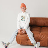 バタフライクリームパターン トドラーTシャツ