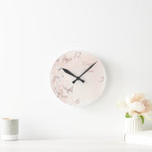 バタフライクロック ラウンド壁時計 (ホーム)