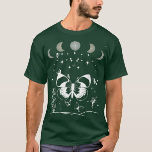 バタフライグランジフェアアイコアエステティックコテージコア Tシャツ