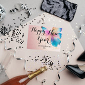 バタフライグリッター新年の挨拶  ホリデーカード