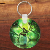 バタフライグリーンメドウ キーホルダー (正面)