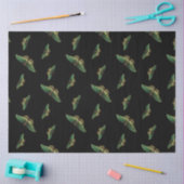 バタフライグリーンヴィンテージデコファージ 薄葉紙 (クラフト)