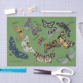 バタフライグリーン18 lbティッシュペーパー 薄葉紙 (クラフト)