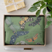 バタフライグリーン18 lbティッシュペーパー 薄葉紙 (ギフト)