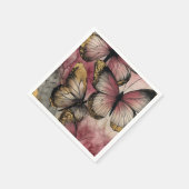 バタフライグレース スタンダードカクテルナプキン (角)