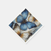 バタフライグレース スタンダードカクテルナプキン (角)