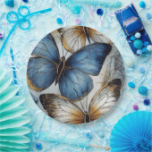 バタフライグレース ペーパープレート (パーティー)