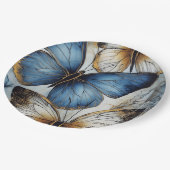 バタフライグレース ペーパープレート (アングル)