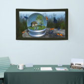 バタフライグローブバナー 横断幕 (トレードショー)