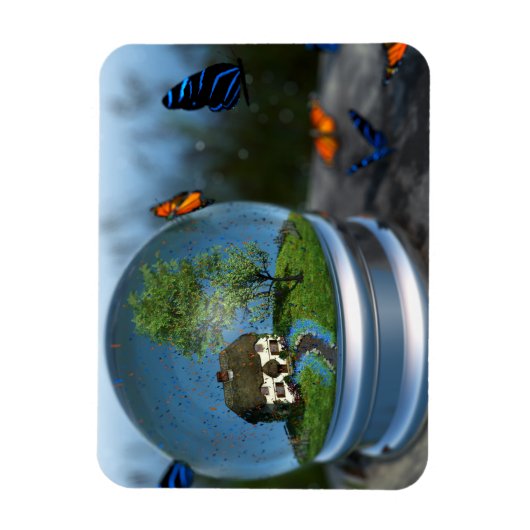 バタフライグローブフレキシブルマグネット マグネット (縦)