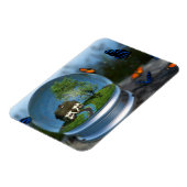 バタフライグローブフレキシブルマグネット マグネット (左側)