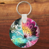 バタフライグロー キーホルダー (正面)