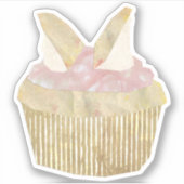 バタフライケーキ シール (正面)