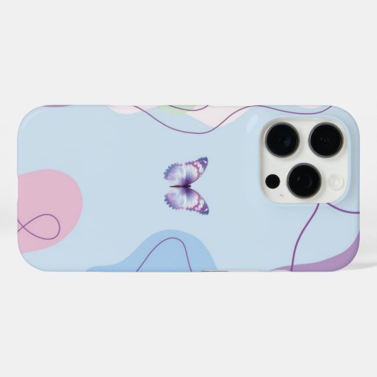 バタフライケース Case-Mate iPhoneケース (裏面 (横))