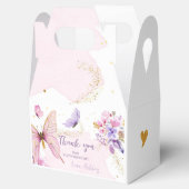 バタフライゲーブルボックスガーデンフローラベビー誕生日 フェイバーボックス (オープン)