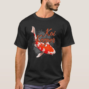 バタフライコイ池昭和コイフィッシュタンチョサンケコー Tシャツ