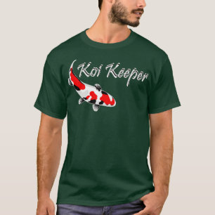 バタフライコイ池昭和コイ魚淡潮三家 Tシャツ