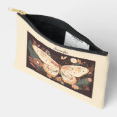 バタフライコスメティックバッグ アクセサリーポーチ (見開き)