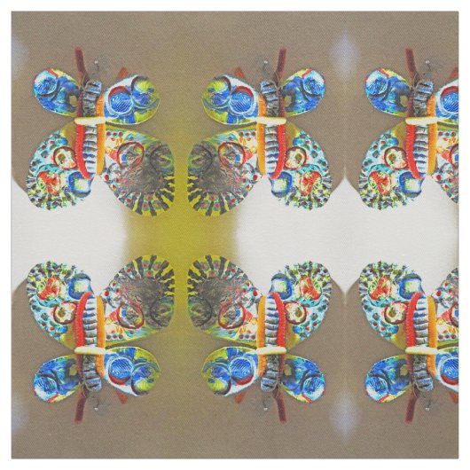 バタフライコットンのトゲ生地 | m3galleryStudio ファブリック (見本)