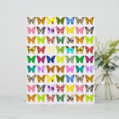 バタフライコラージュアート紙 (スタンド正面)